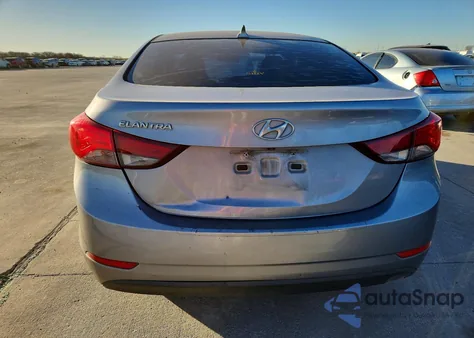 2015 Hyundai Elantra Se z USA, uszkodzony, nr VIN 5NPDH4AE0FH604574